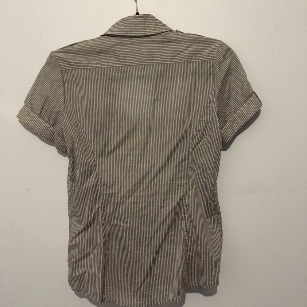 Striped button down t-shirt - Picture 2 of 2